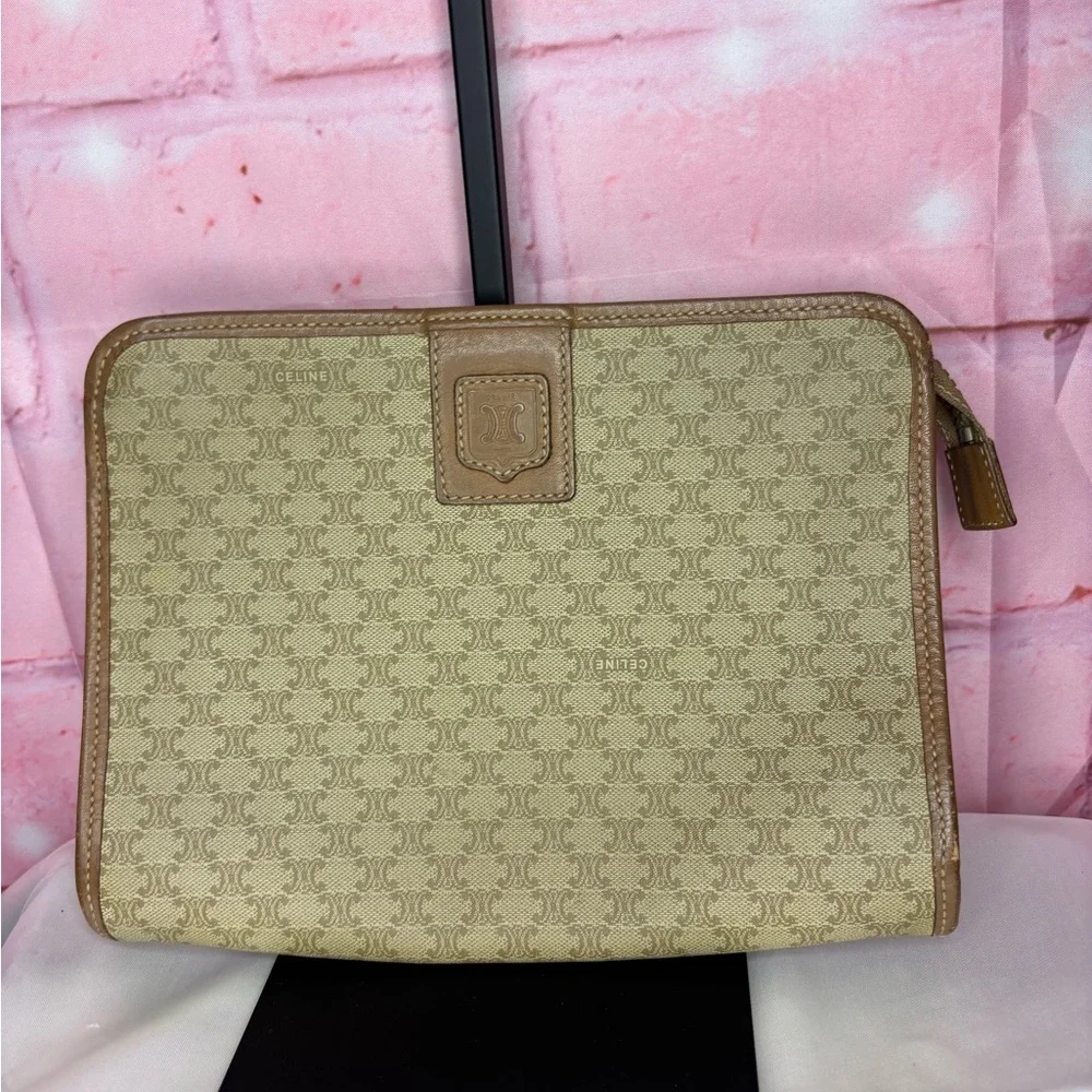 Celine Beige and Brown Bag